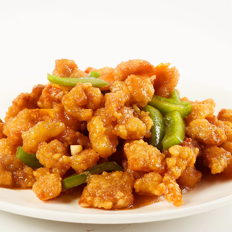 华正熘肉段450g*3冷冻半成品【精制猪肉块】油炸溜肉段东北家常菜