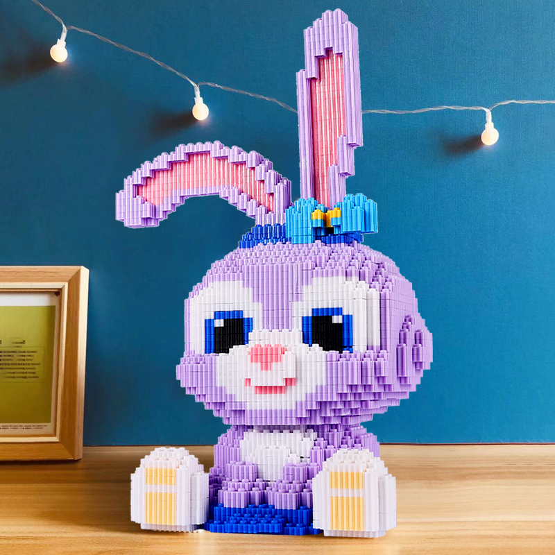 积木成品星黛露乐高小颗粒拼装玩具摆件成人建构