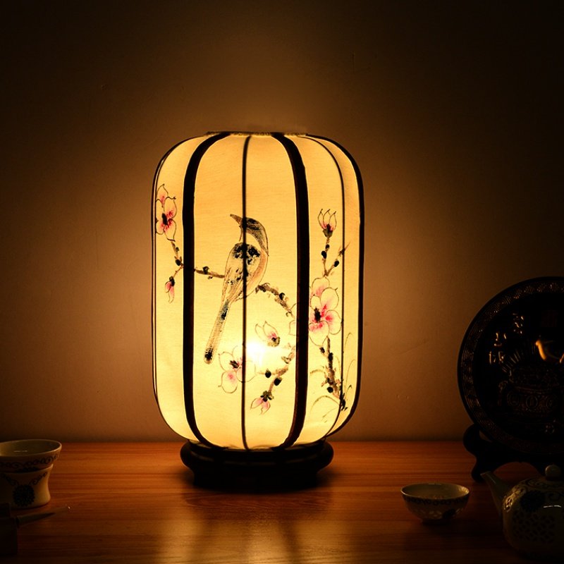 台灯新中式床意古风中国茶室展厅房展高档卧室usb灯