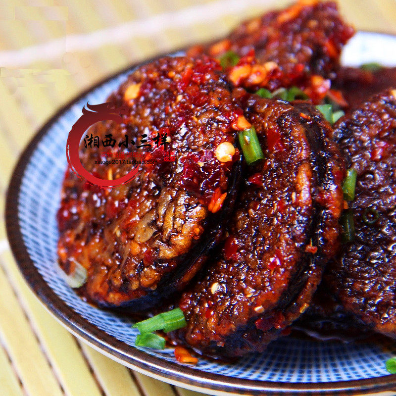 湖南湘西特产糯米血肠农家自制手工正宗米肠肠衣