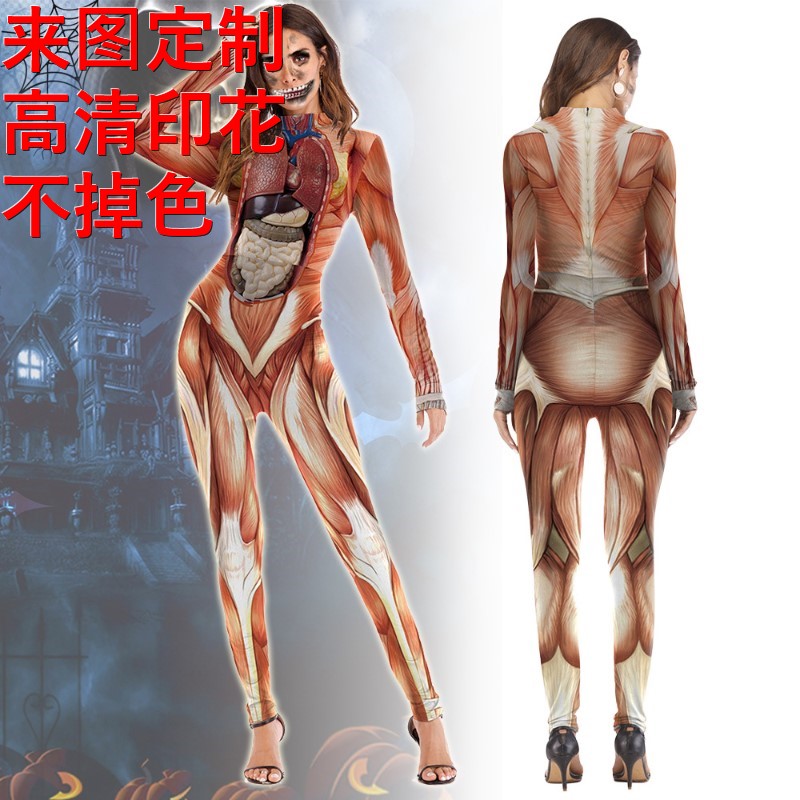 连体泳衣紧身衣日系图案教练夏季cos连身衣定制连体衣