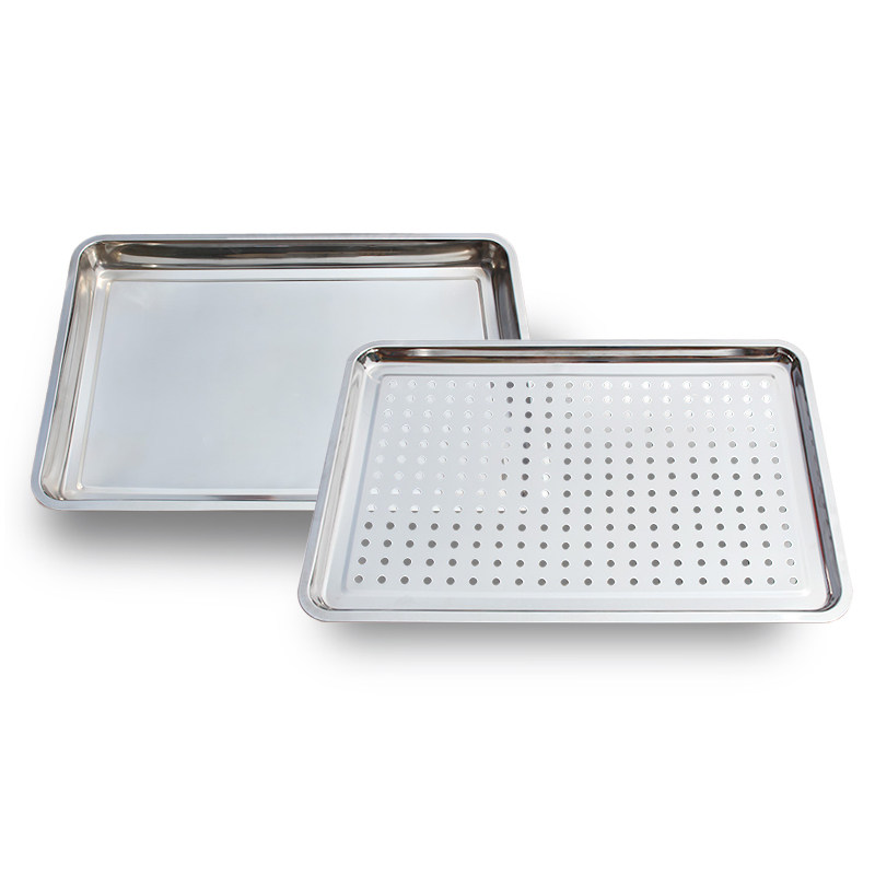蒸饭柜不锈钢蒸饭盘60x40饭车托盘蒸箱专用盘