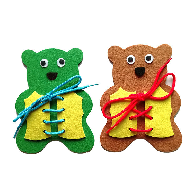 织布手工穿线线绳鞋带玩具幼儿园益智教具儿童其他手工制作