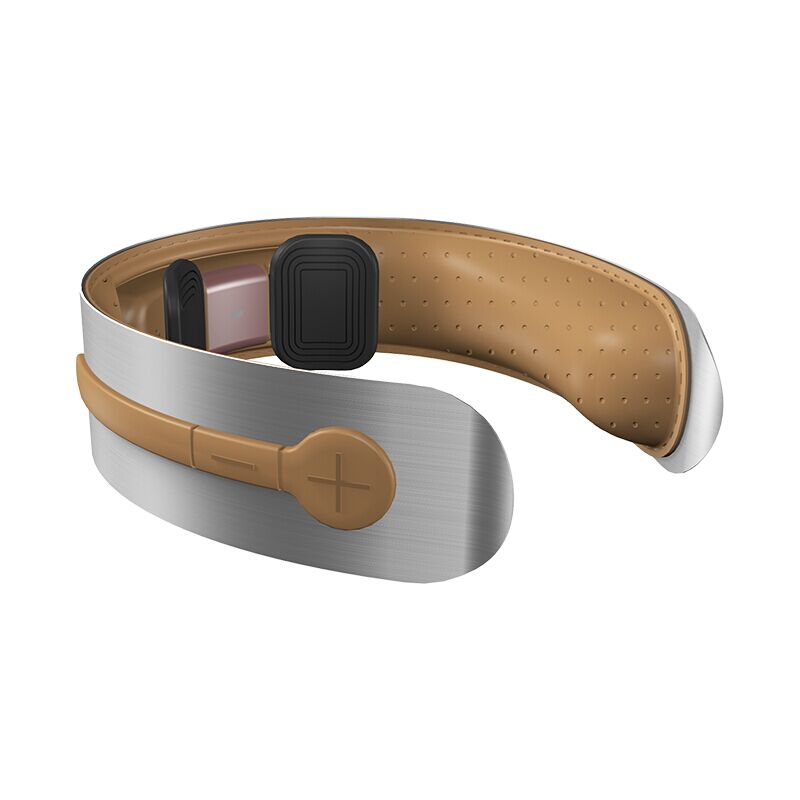 按摩器breo倍轻松脉冲颈椎按摩摩仪颈部充电便携颈椎按摩器