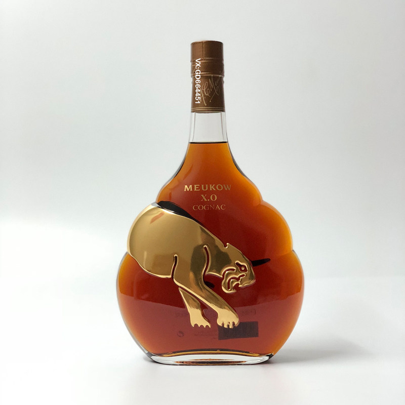 洋酒法国两斤豹子金豹子原装进口1000ml干邑白兰地xo白兰地