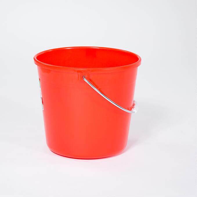 广州洛民珠江水桶11升14升15升17升18升21升22升塑料红桶带盖胶桶