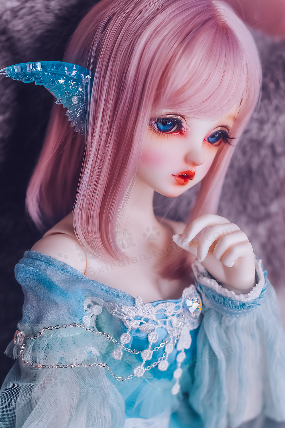 猫殿bjdmddob11娃用海洋系列天使翅膀售罄bjd娃娃