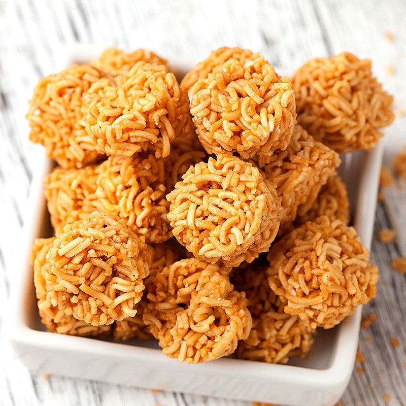 干吃拉面丸子280g麻辣网红点心干脆好吃夜宵膨化食品