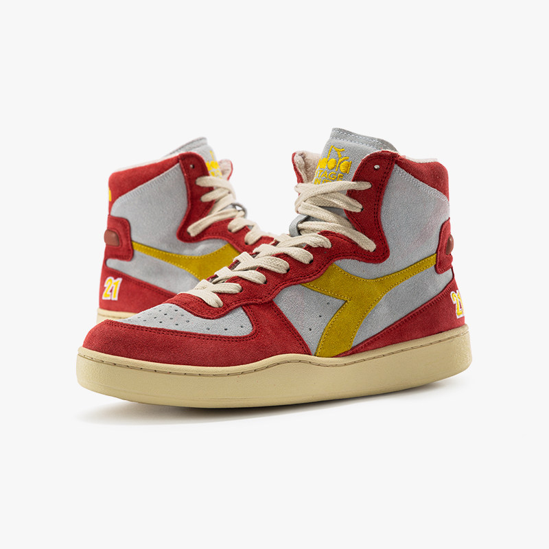 diadora迪亚多纳男女女鞋意产全粒皮革石洗做纪念篮球篮球鞋