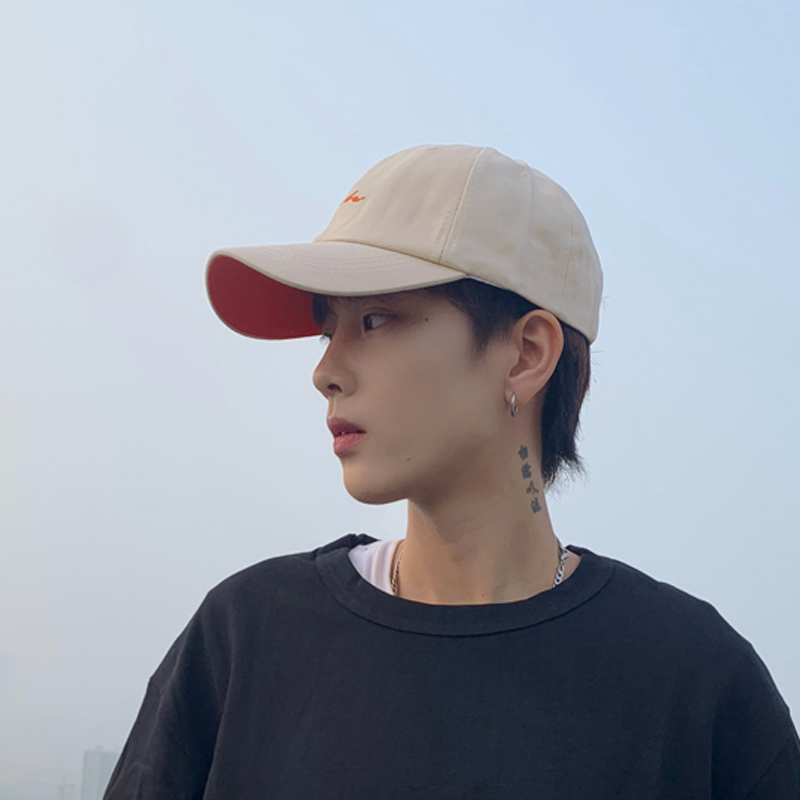 帽子男潮人韩版百搭字母棒球帽夏天时尚男士软顶鸭舌帽遮阳帽男生