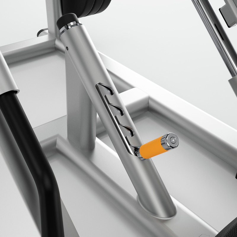 腿部precor必确倒蹬训练器dpl0601专业力量健身房器械力量训练器械