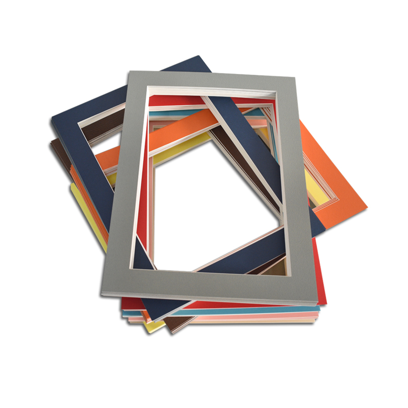 30张卡纸画框a4a34k8环创相框5678寸照片儿童画装裱相框