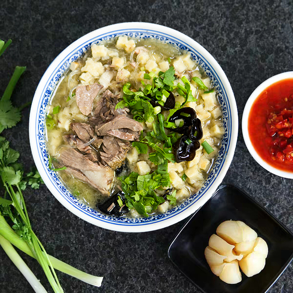 陕西老乔牛羊肉泡馍5包装1800g美味陕西特产西安特色名小吃包邮