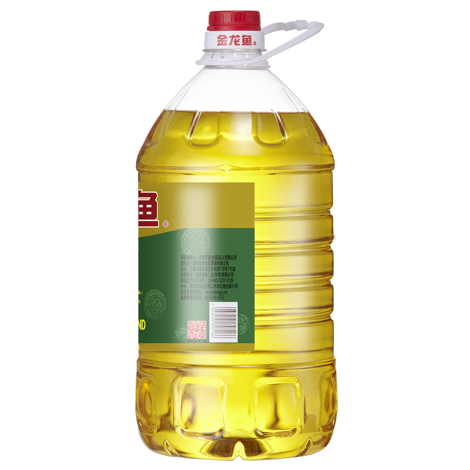 豆油金龙鱼大豆5l转基因5升食用油家用精炼植物油大豆油