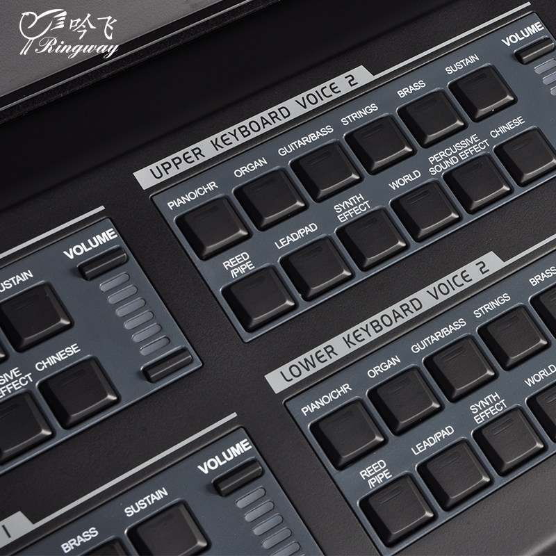 ringway吟飞rs800电子电子管管风琴双排专业演奏儿童数码钢琴