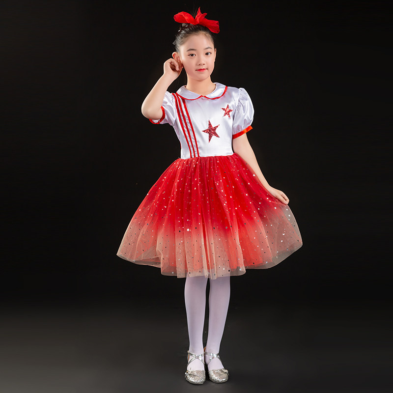 六一儿童合唱演出演出服服装男女女童中小学生幼儿园儿童演出服