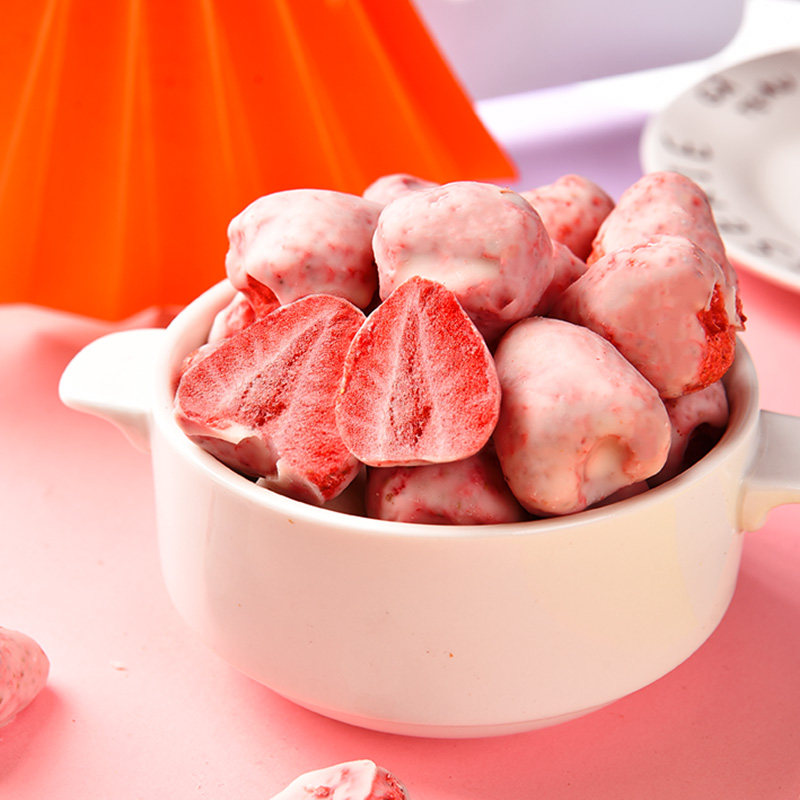 俏美美味水果冻干组合草莓果干酸奶果蔬混合冻干水果