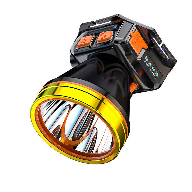 led头灯强光充电超亮头戴式手电筒户外夜