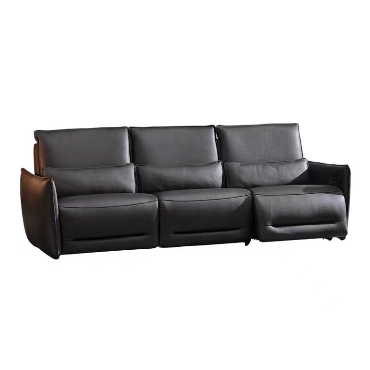 沙发md夏图te04te06te07真皮电动意大利进口皮艺沙发