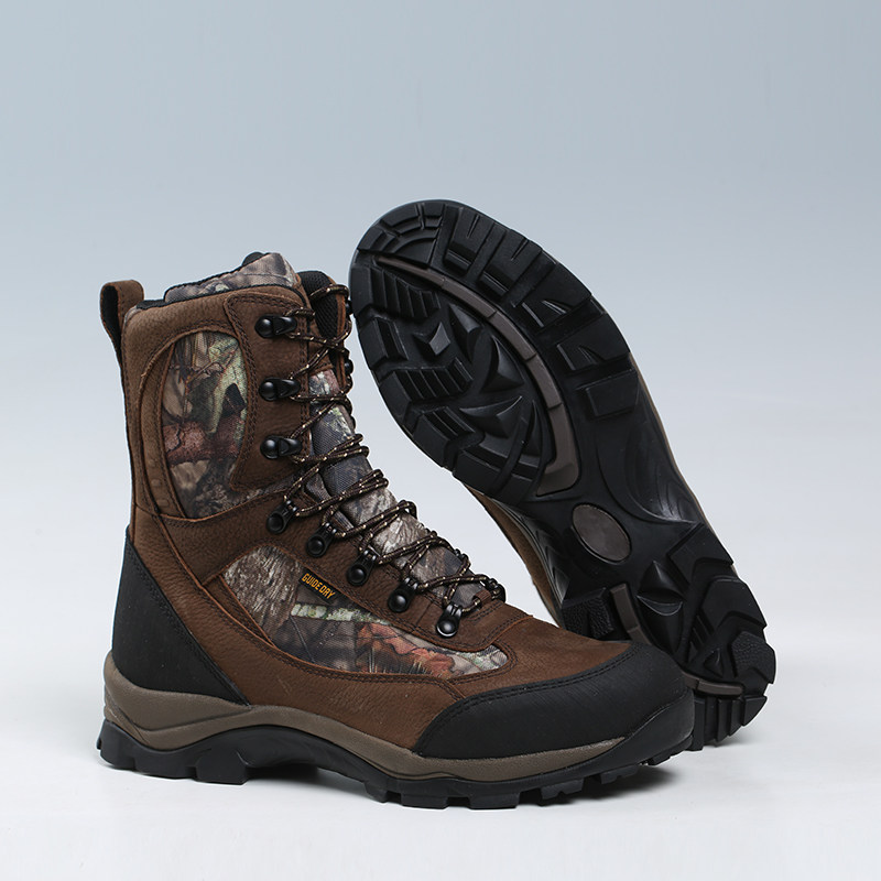 美国户外休闲头层牛皮轻便透气耐磨防滑丛林高帮鞋