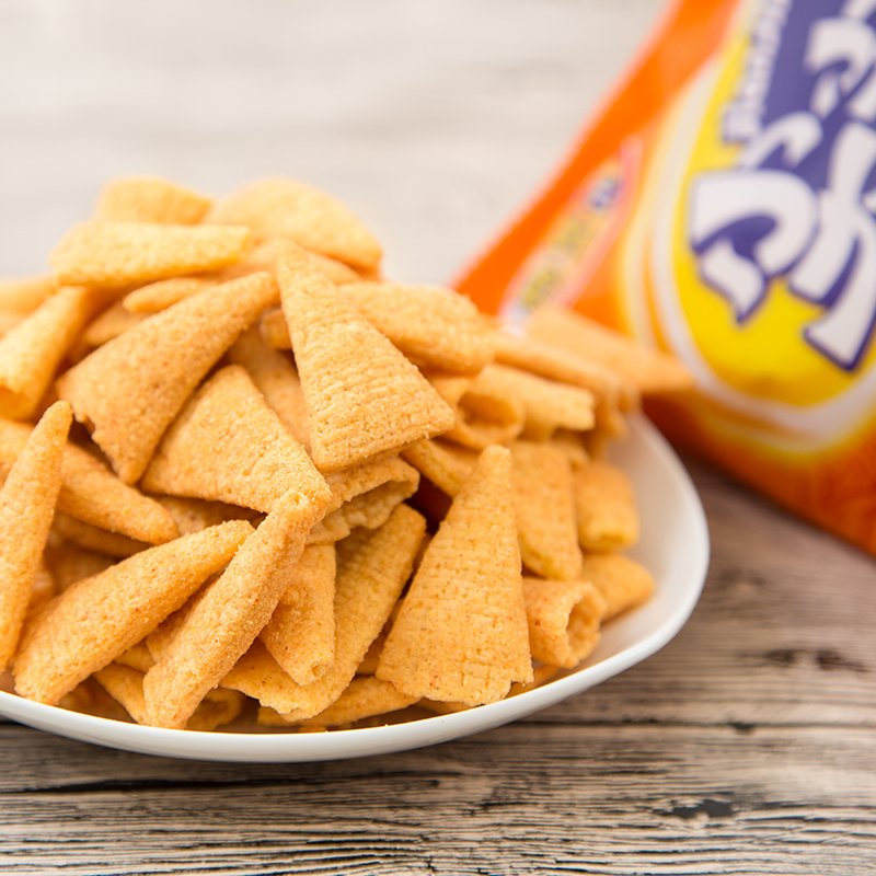 狗牙儿尖尖角尖牛角脆番茄味228g*3包锅巴薯片膨化休闲小零食食品