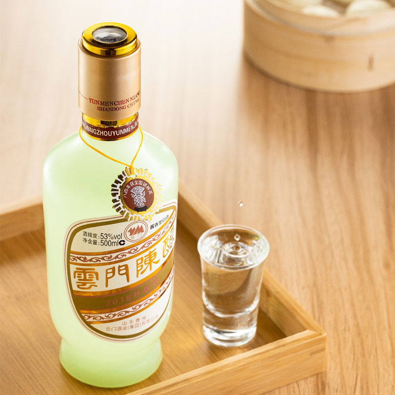 500ml白酒香型乳白酱香陈酿云门53度制定者国标白酒