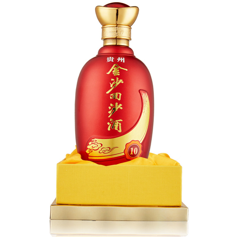 金沙回沙酱香白酒53度500ml6瓶纯粮国产白酒