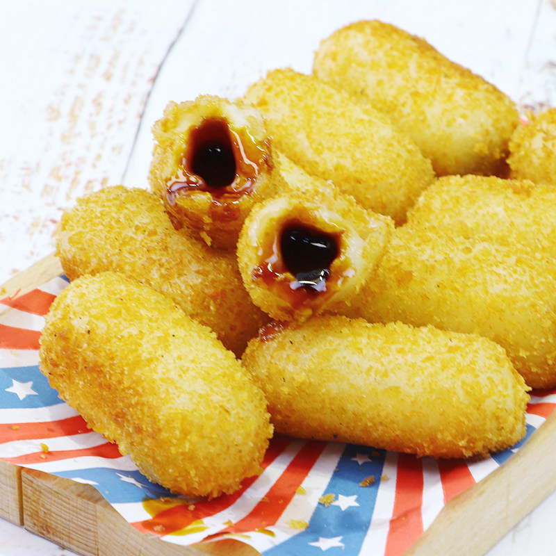 阿诺红糖爆浆糍粑年糕油炸小吃点心12包特产年糕