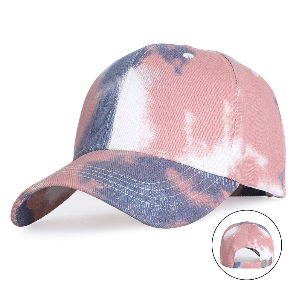 扎染女棒球帽女春夏遮阳韩版ins鸭舌帽休闲百搭遮阳帽学生个性潮