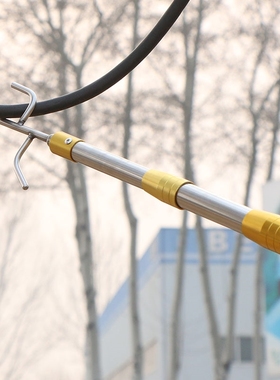 5折月销 12不锈钢挂钩挑线杆挂衣衣架钩取物钩货车封蓬布钩户外高空挑