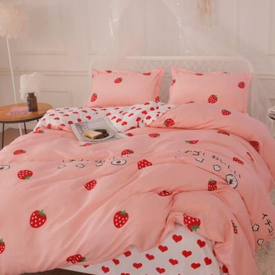 宿舍1米单人好看儿童床品女生温馨床单