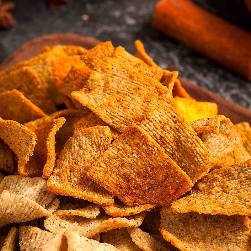 特价花椒锅巴108g4袋网红麻辣解馋小吃椒香膨化食品