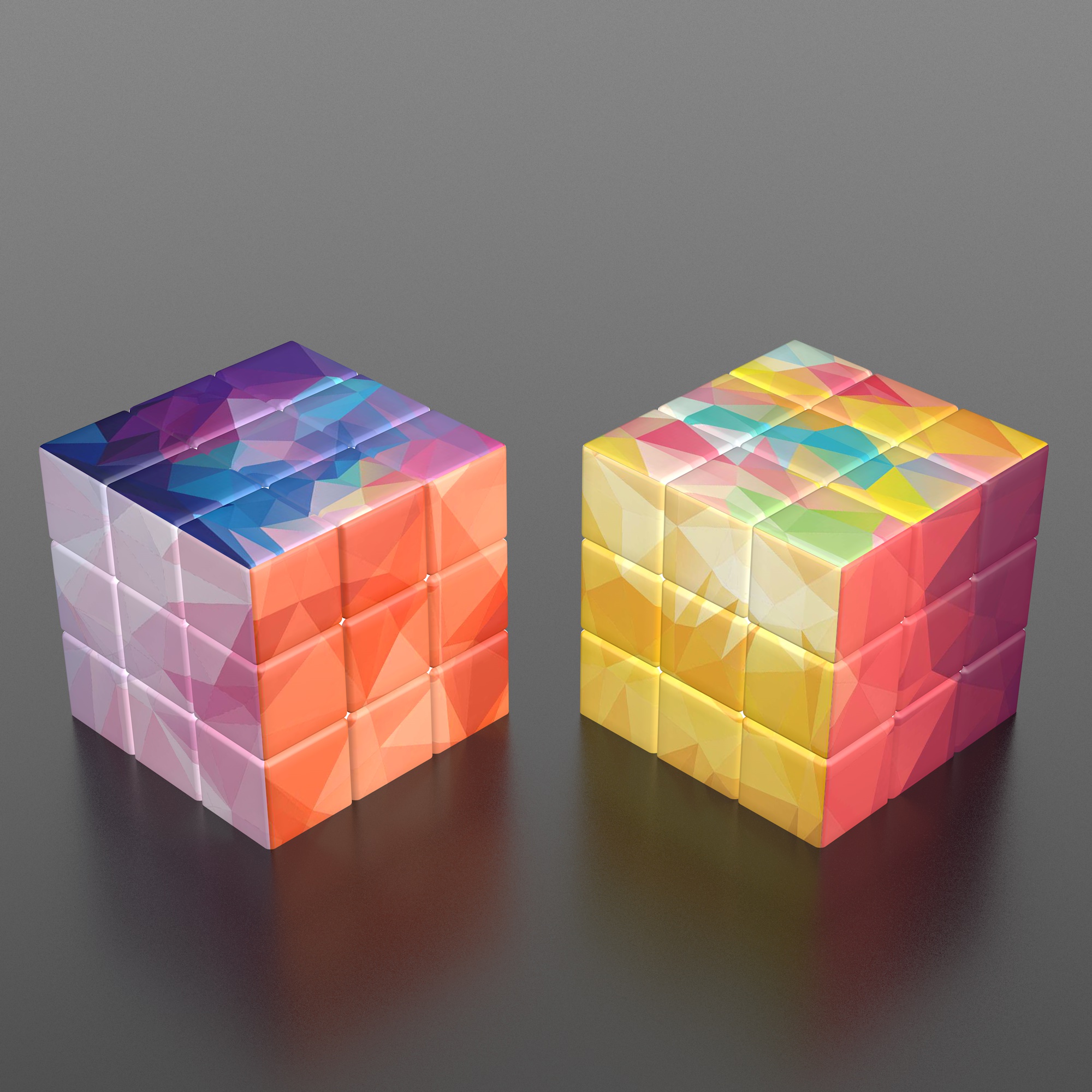 魔方三阶玩具火影忍者皮卡丘神奇宝贝钢铁侠图案图片定制魔方