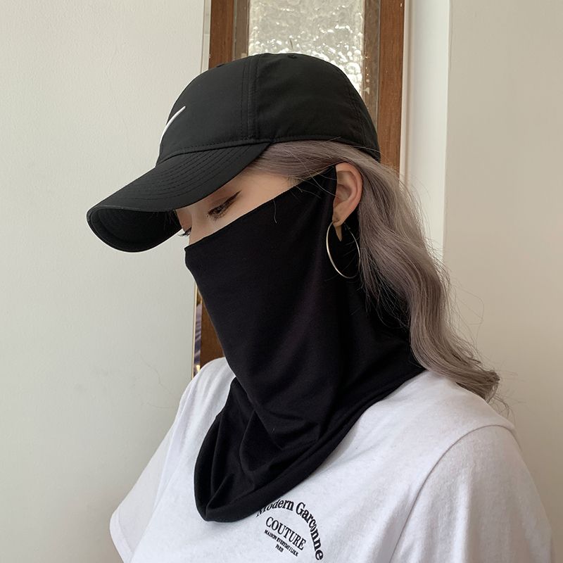 防晒面罩全脸防紫外线夏季女挂耳开车遮阳面纱脸部遮脸户外脸罩男