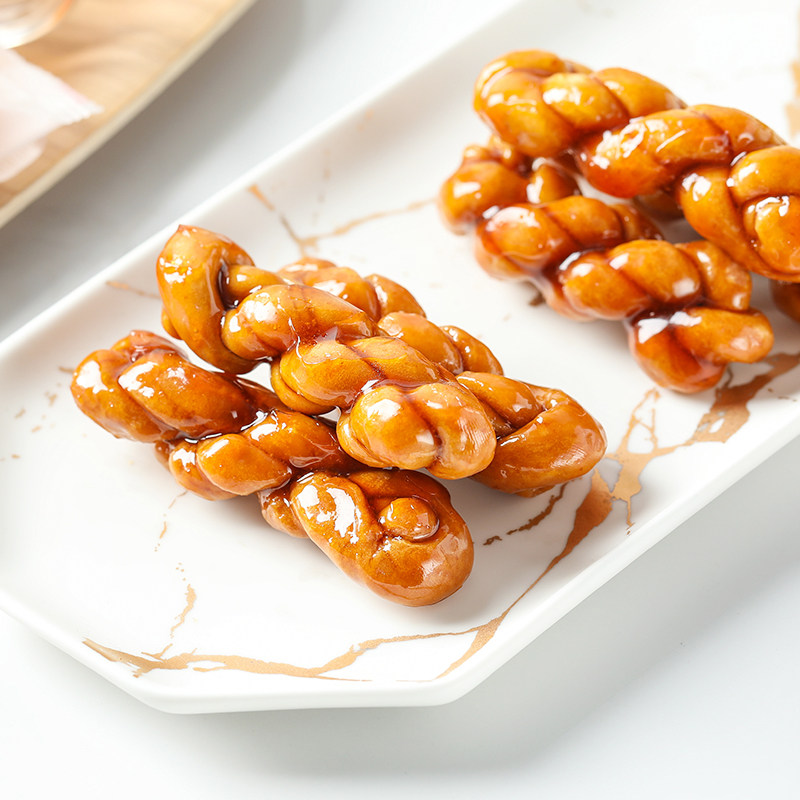 锦悦正宗义乌红糖拉丝麻花桶装土特产网红手工糕点心零食休闲小吃