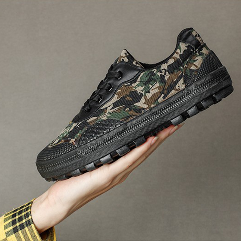 3522解放鞋男夏帆布低帮工作劳保防滑耐磨工地帆布鞋