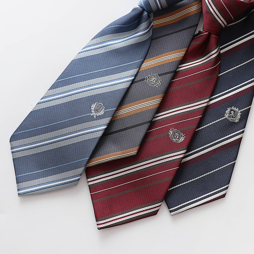 百搭男女领带懒人免打红色蓝色制服刺篇dk领带