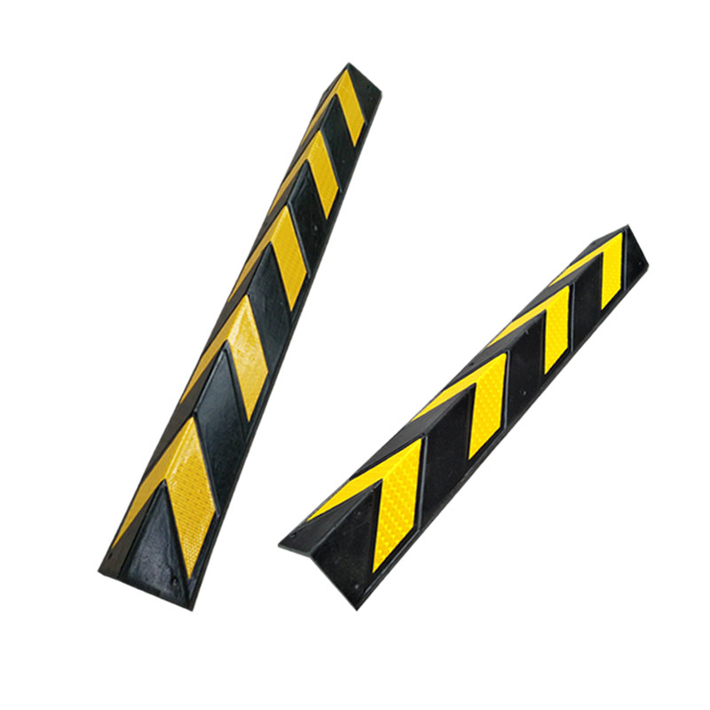 橡胶护角条地下车库护墙墙角防撞条反光带停车场安全标志