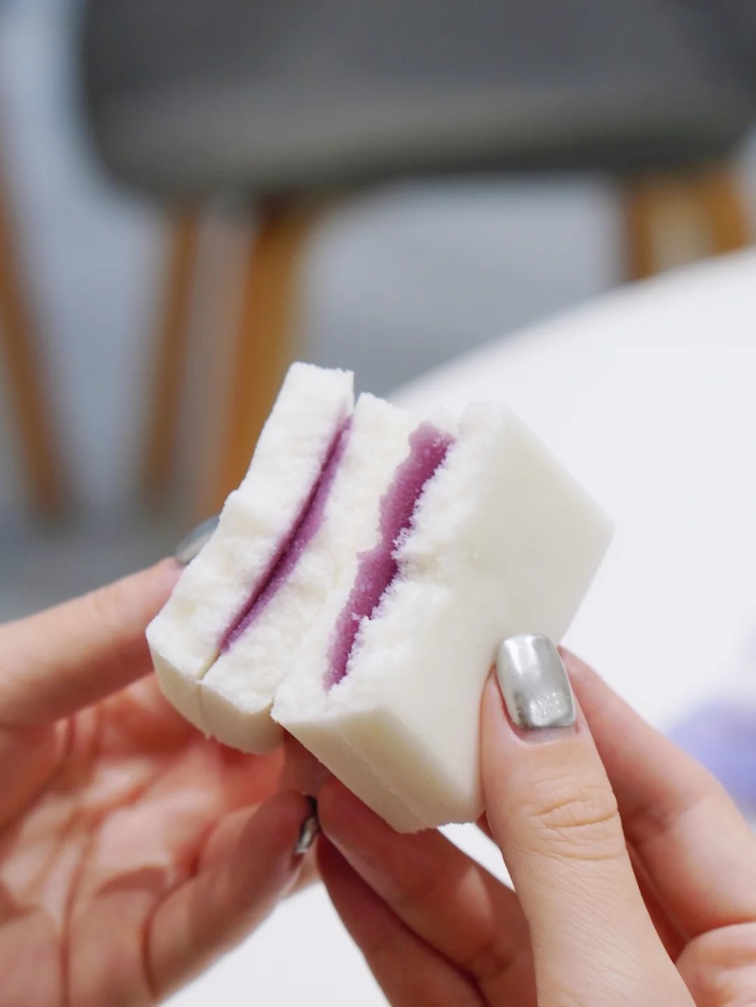 米糕李子柒米紫薯糕紫李之柒零食李孑柒好吃食物传统中式糕点