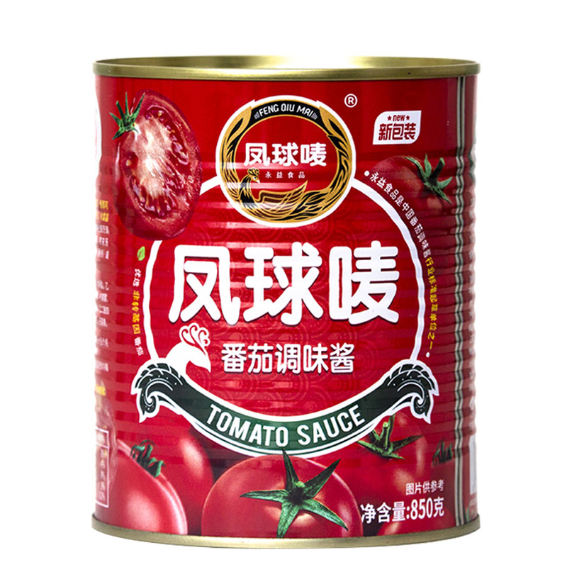 凤球唛番茄调味850g大罐商用番茄酱薯条蘸料罗宋汤番茄酱