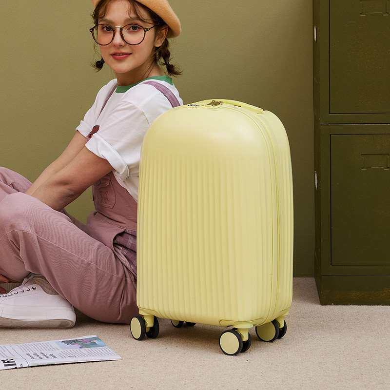 18寸行李箱女小型轻便儿童登机箱静音万向轮拉杆箱20短途旅行箱子