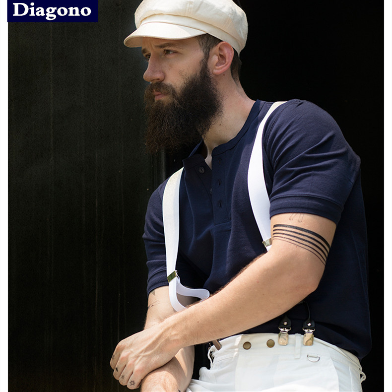 美式复古休闲亨利领男士短袖t恤夏季潮流厚实体恤纯棉无缝不透肉