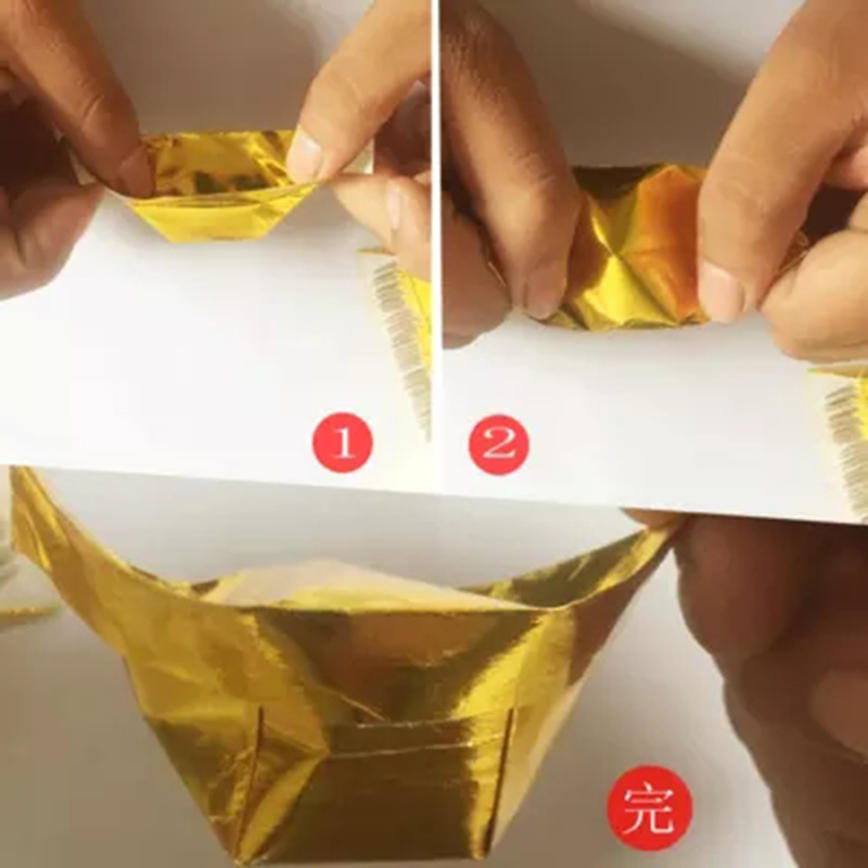 金元宝烧纸1000个元宝纸 纸元宝包邮元宝烧纸半成品祭祀用品