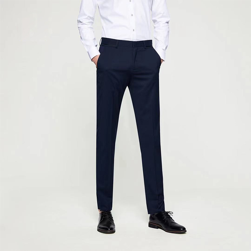 顺滑凉爽！柜298！夏季薄款直筒修身免烫抗皱休闲商务西裤长裤男