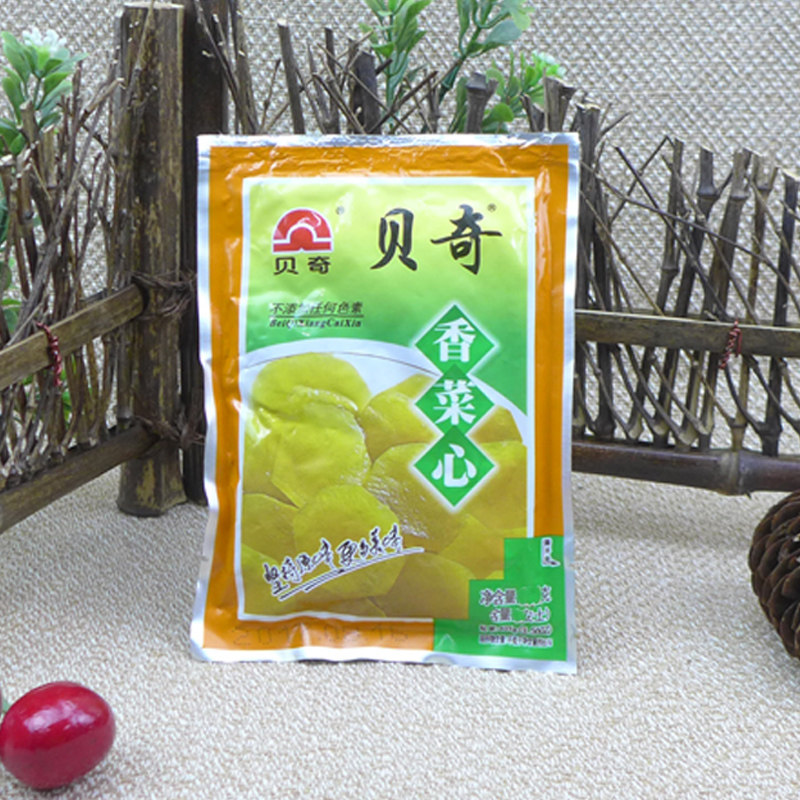 福建特产早餐酱菜贝奇香菜心90g20包无色素爽口莴笋腌菜咸菜