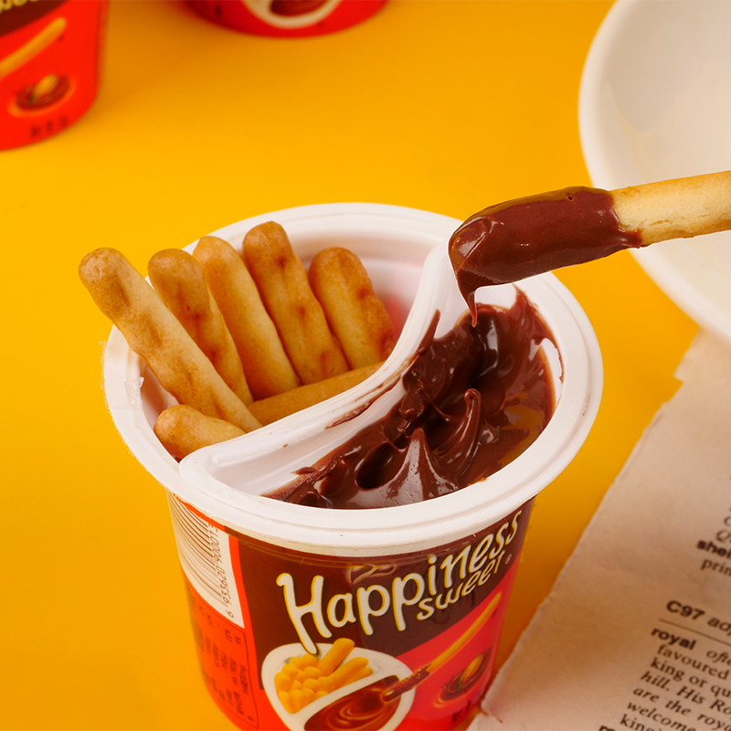 零食8090怀旧百乐杯整条10杯儿时记忆甜甜乐巧克力巧克力制品