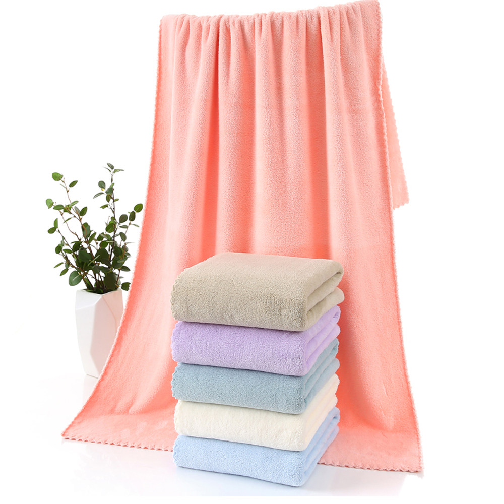 【极有家认证】珊瑚绒吸水速干大浴巾毛巾