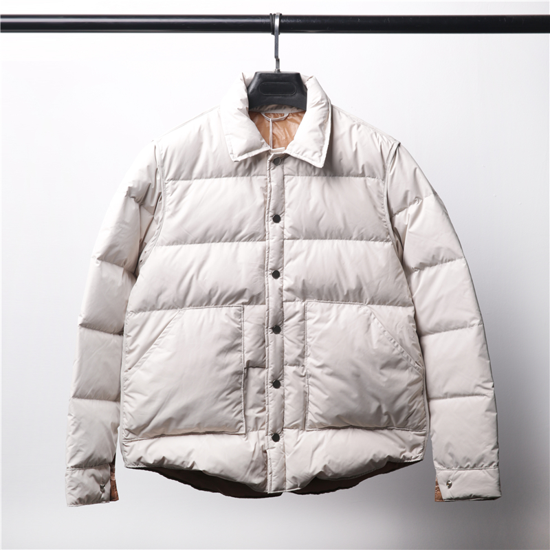 冬季保暖90白鸭绒大朵白鹅绒外套抗寒迷彩韩版翻领羽绒服男士夹克