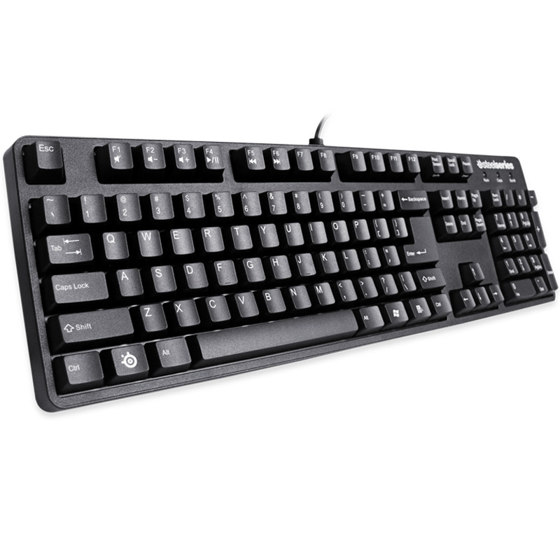 正品大促赛睿6gv2 7g电竞红/黑轴吃鸡键盘游戏键盘机械有线樱桃轴