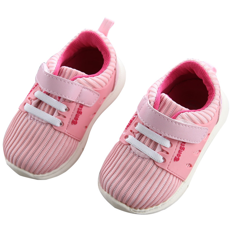 鞋子童泰秋冬婴儿学步宝宝防滑机能外出时尚学步鞋